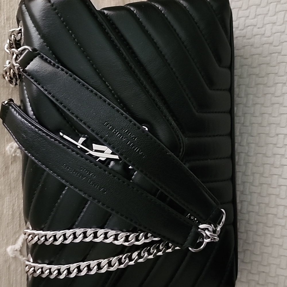 Black quilted Designer purse